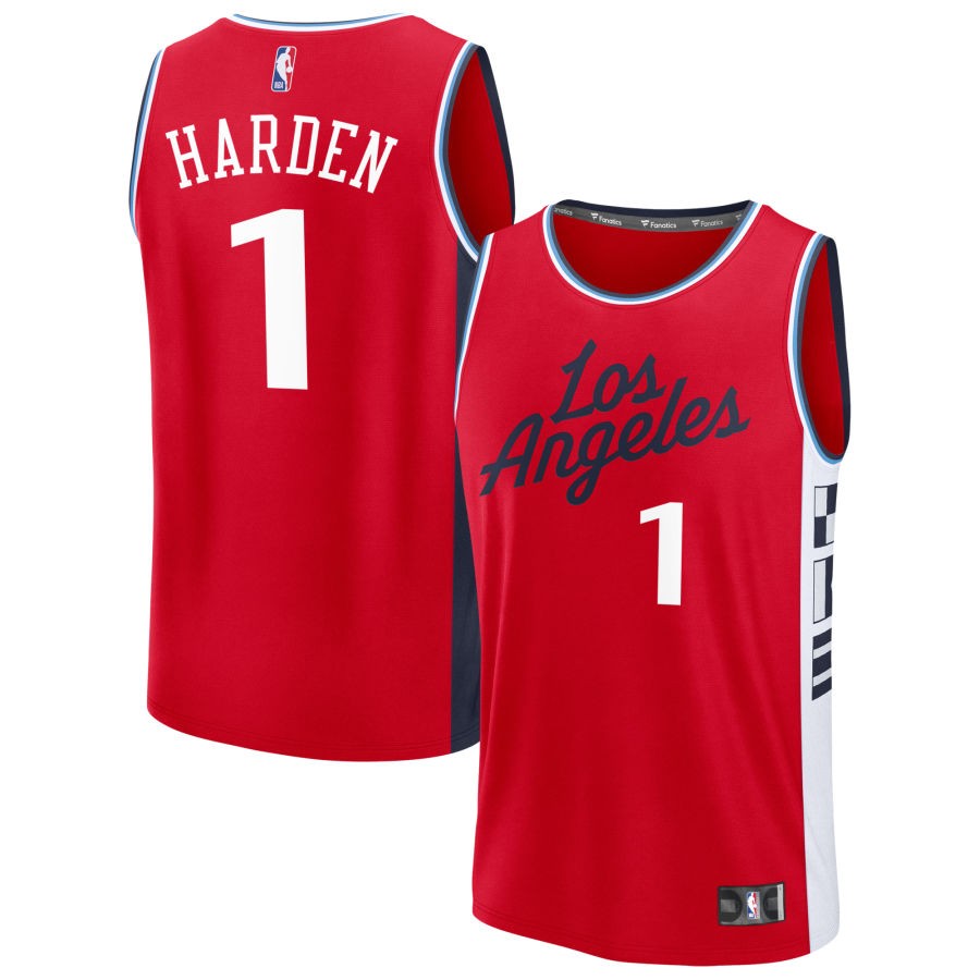James Harden LA Clippers Nike Swingman Statement Jersey - Red
