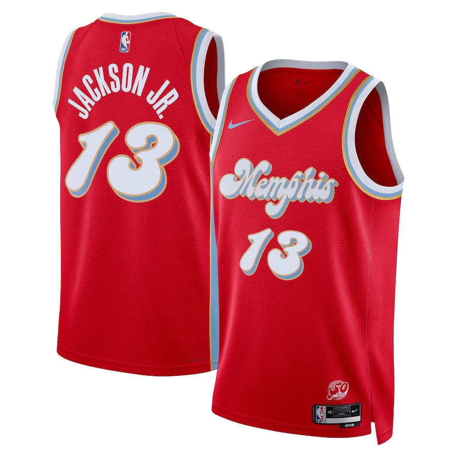 Jaren Jackson Jr. Memphis Grizzlies 2024/2025 Nike Swingman City Jersey - Red