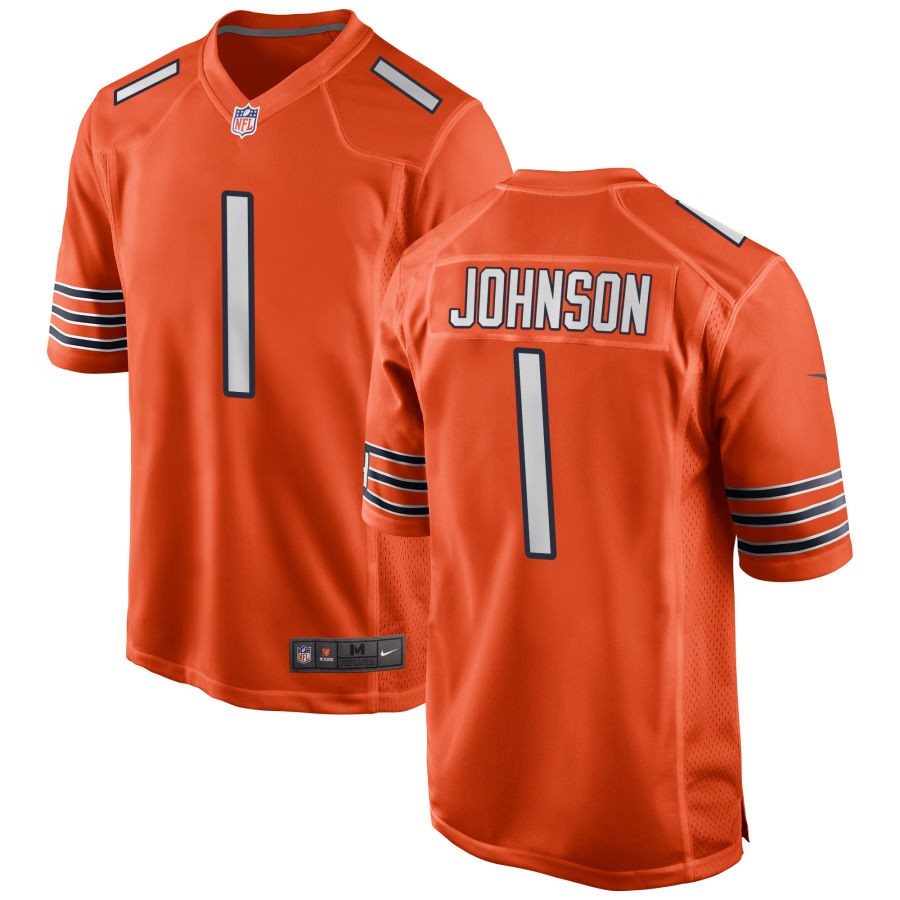Jaylon Johnson Chicago Bears Nike Alternate Game Player Jersey - Orange