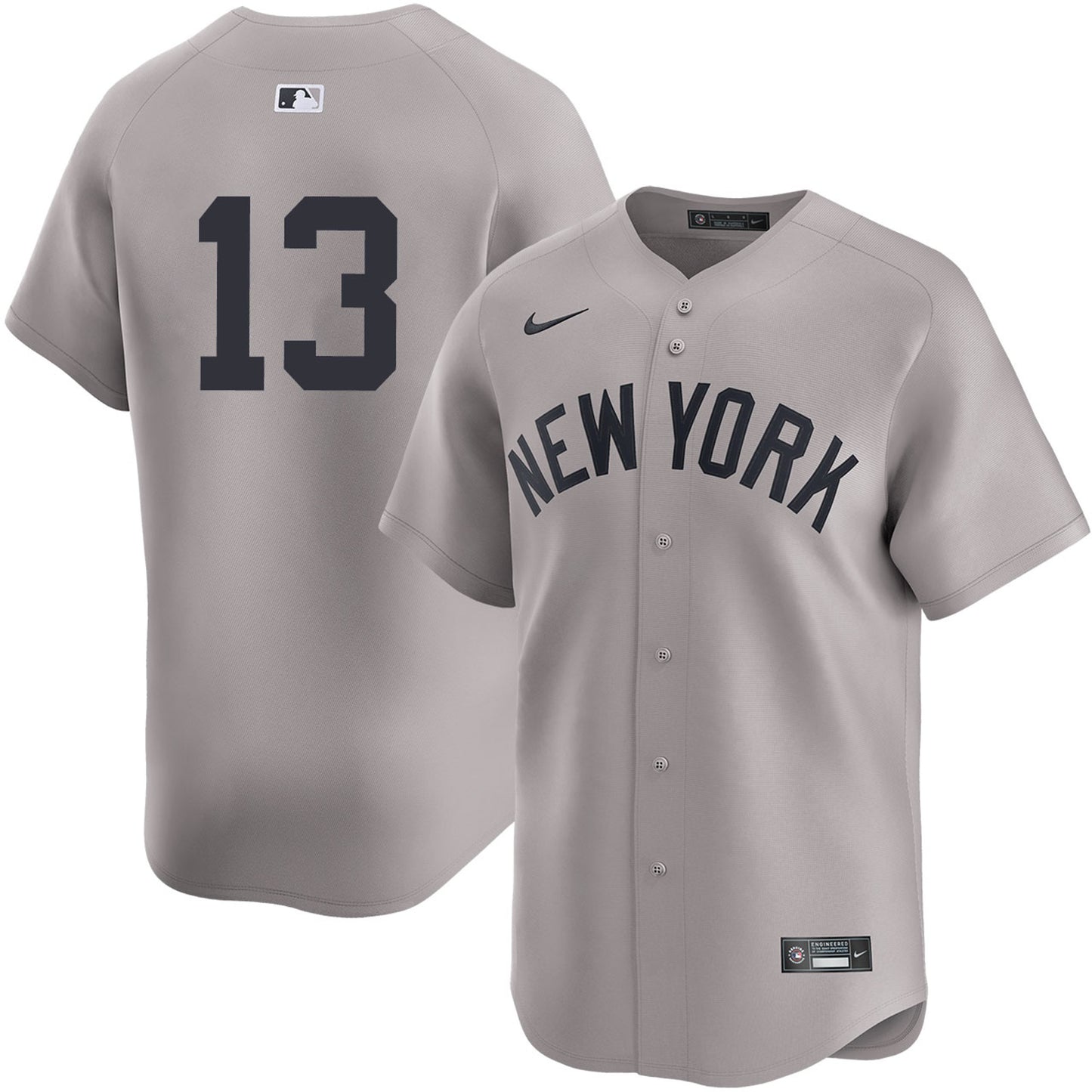 Jazz Chisholm Jr. New York Yankees Nike Away Limited Player Jersey - Gray