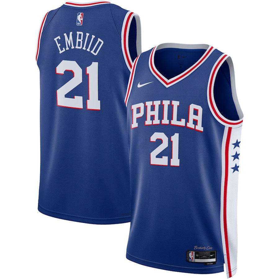 Joel Embiid Philadelphia 76ers Nike Swingman Icon Jersey - Royal