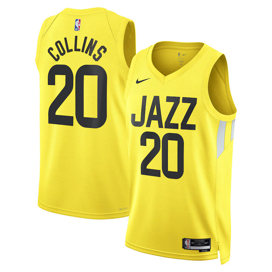 John Collins Utah Jazz Nike Swingman Icon Jersey - Yellow