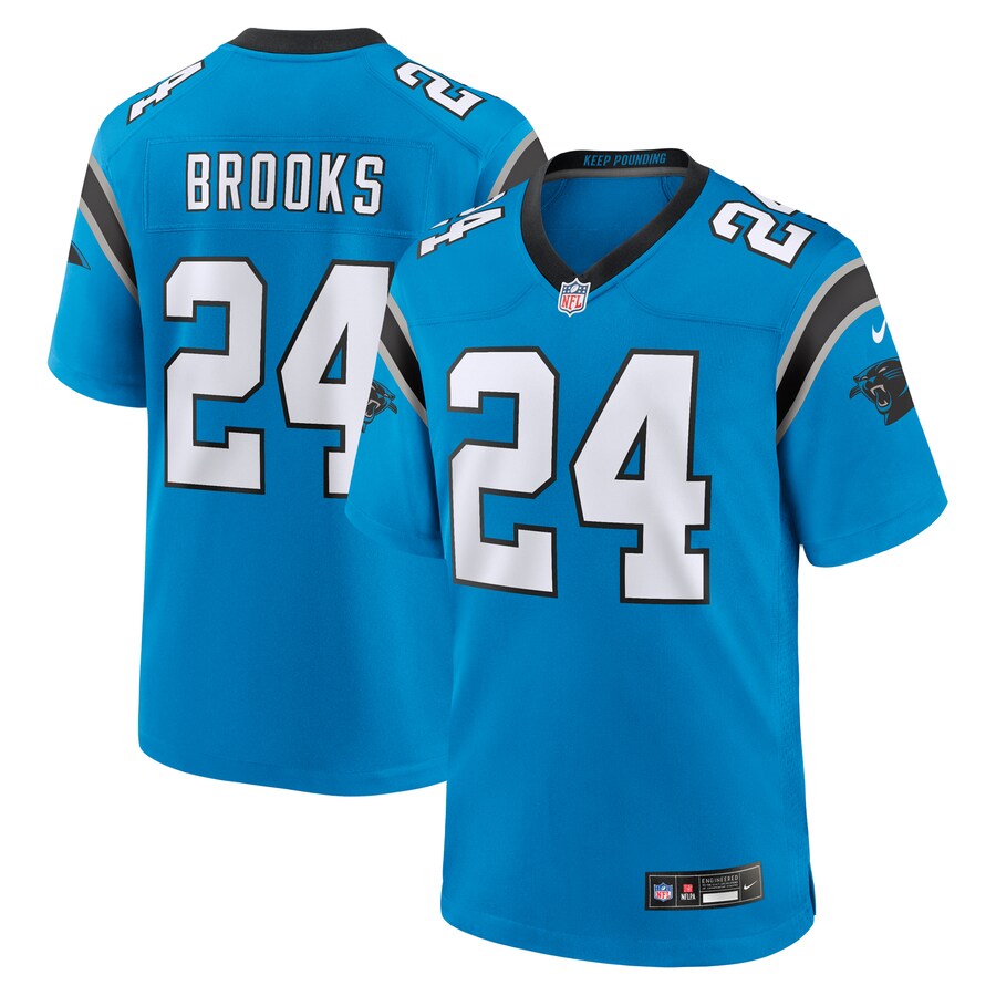 Jonathon Brooks Carolina Panthers Nike Alternate Game Player Jersey - Blue