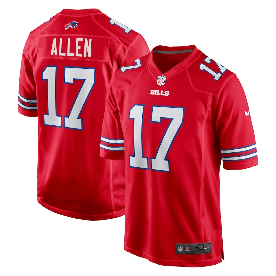 Josh Allen Buffalo Bills Nike Alternate Game Player Jersey - Red