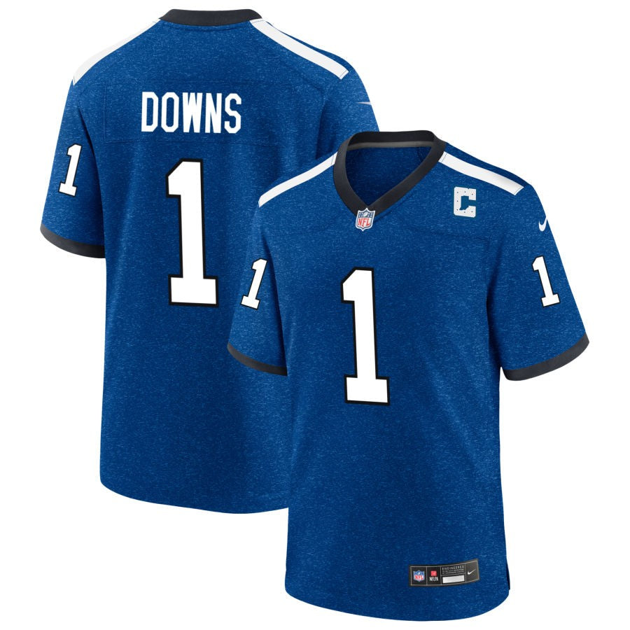 Josh Downs Indianapolis Colts Nike Indiana Nights Game Player Jersey - Royal