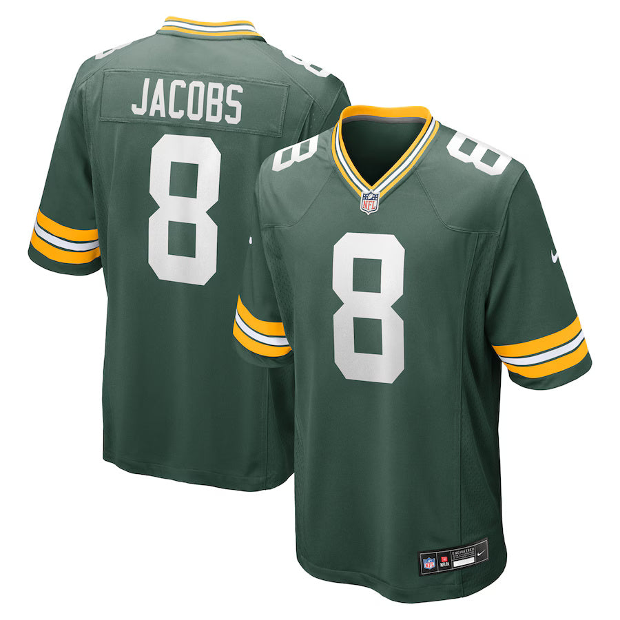 Josh Jacobs Green Bay Packers Nike Game Player Jersey - Green