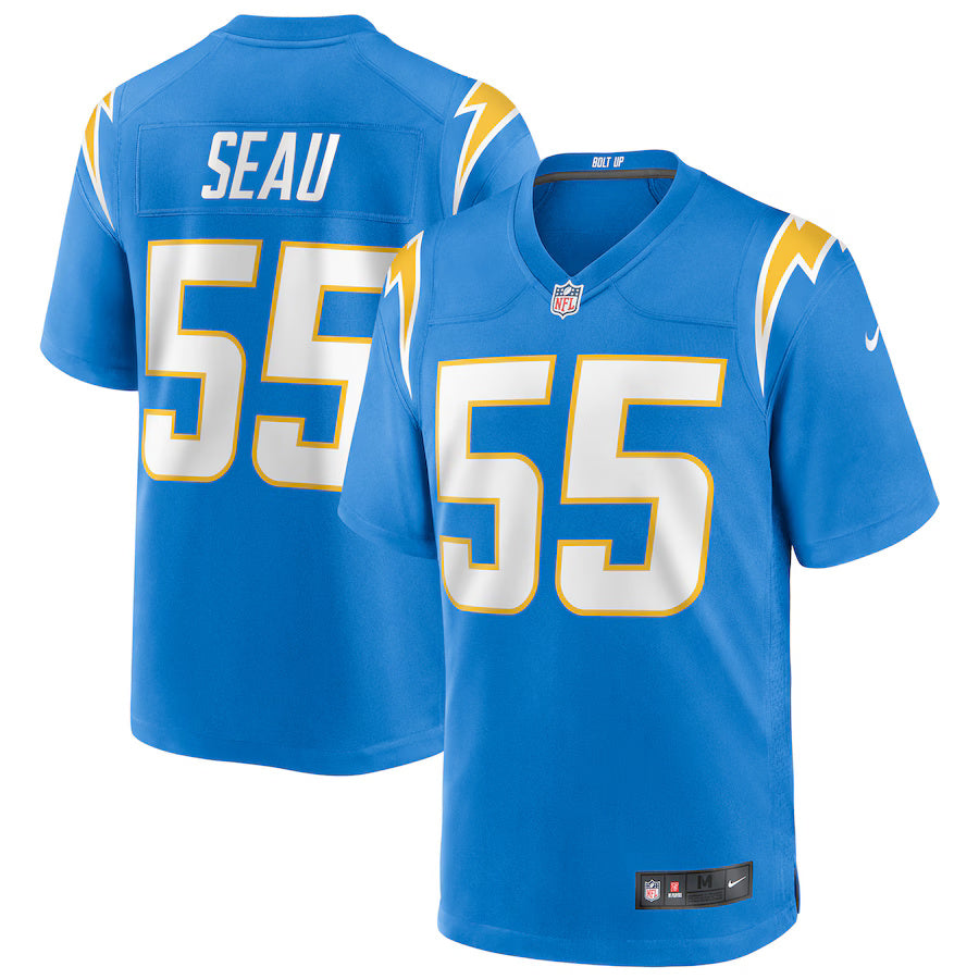 Junior Seau Los Angeles Chargers Throwback Player Jersey - Powder Blue