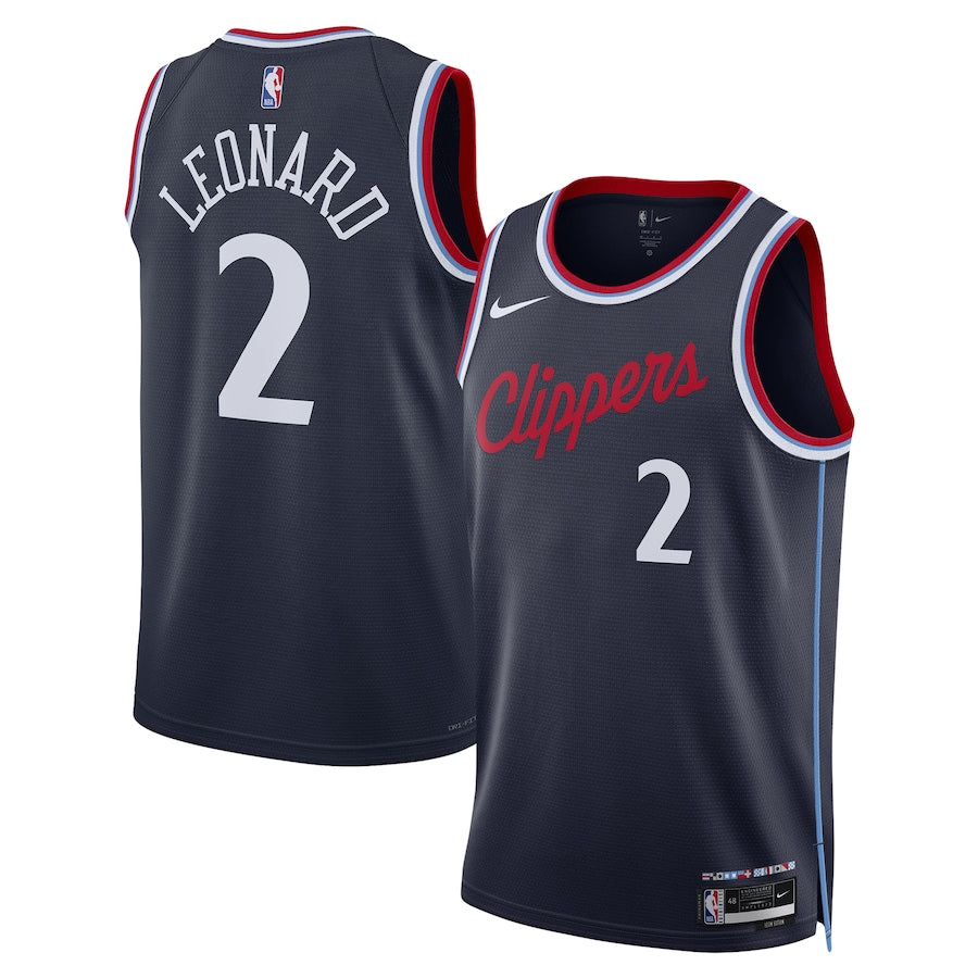 Kawhi Leonard LA Clippers Nike Swingman Icon Jersey - Navy