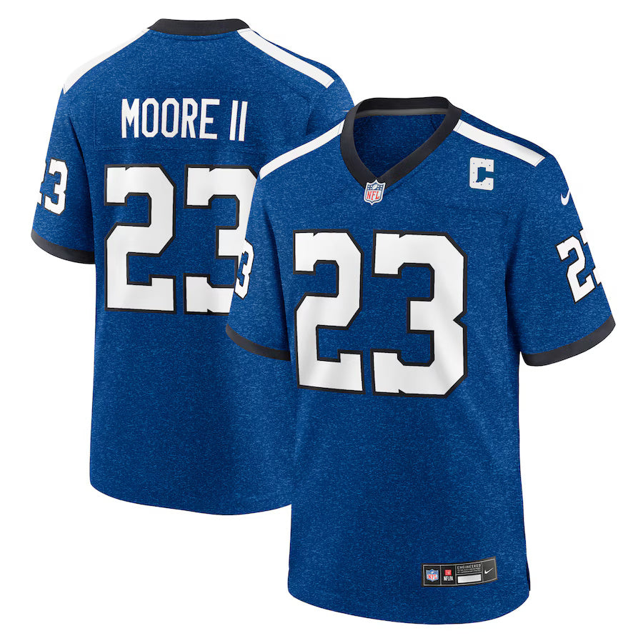 Kenny Moore II Indianapolis Colts Nike Indiana Nights Game Player Jersey - Royal