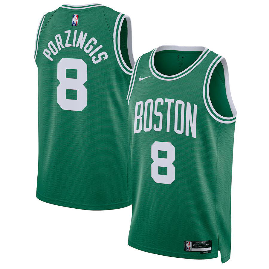 Kristaps Porzingis Boston Celtics Nike Swingman Icon Jersey - Kelly Green