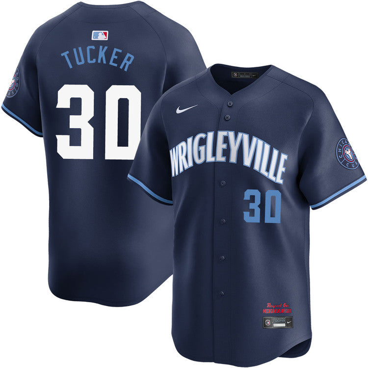 Kyle Tucker Chicago Cubs Nike City Connect Limited Player Jersey - Navy