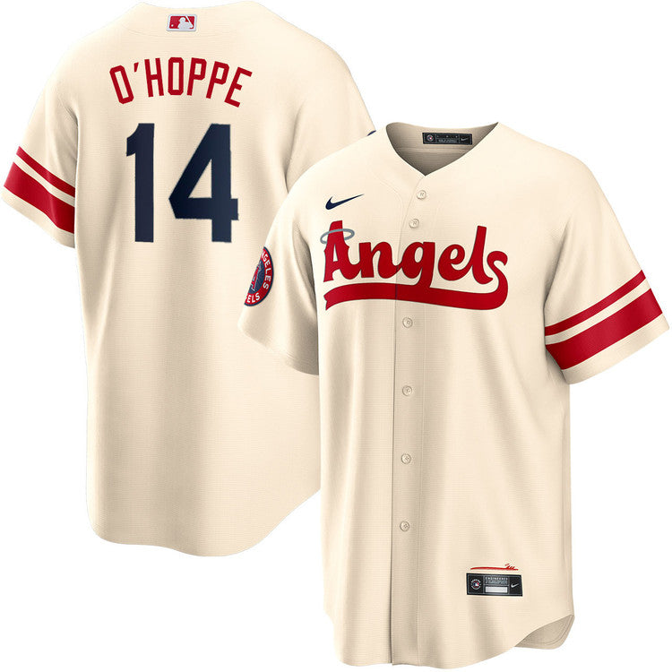 Logan O'Hoppe Los Angeles Angels Nike City Connect Limited Player Jersey - Cream