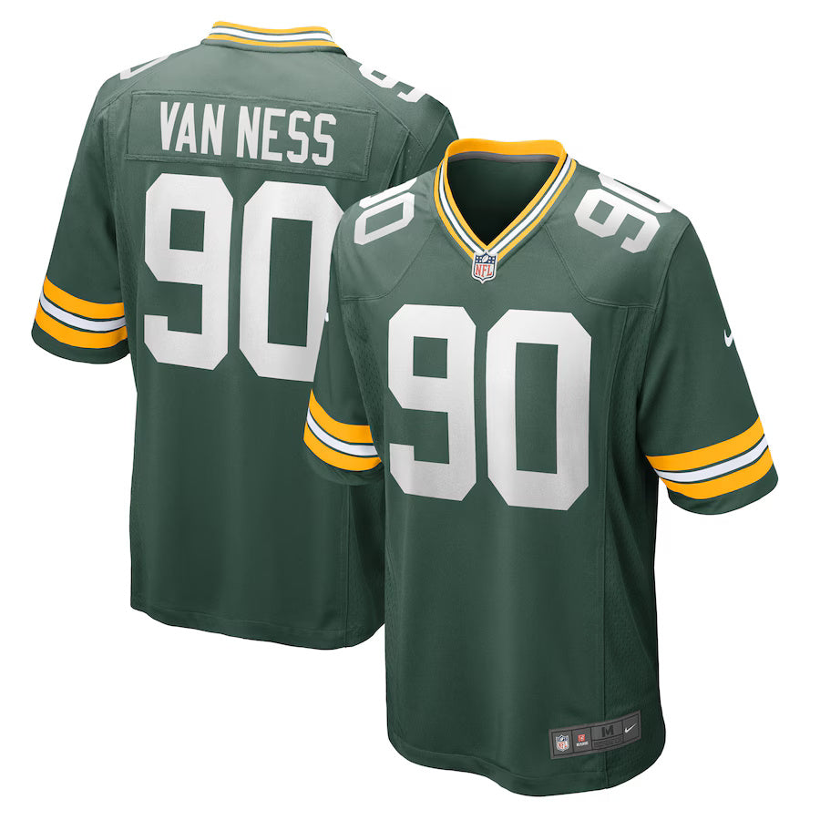 Lukas Van Ness Green Bay Packers Nike Game Player Jersey - Green