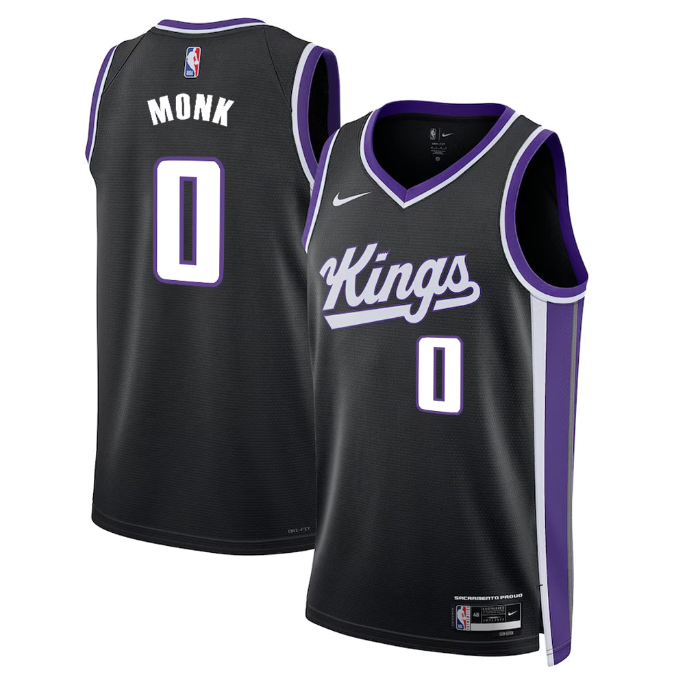 Malik Monk Sacramento Kings Nike Swingman Icon Jersey - Black
