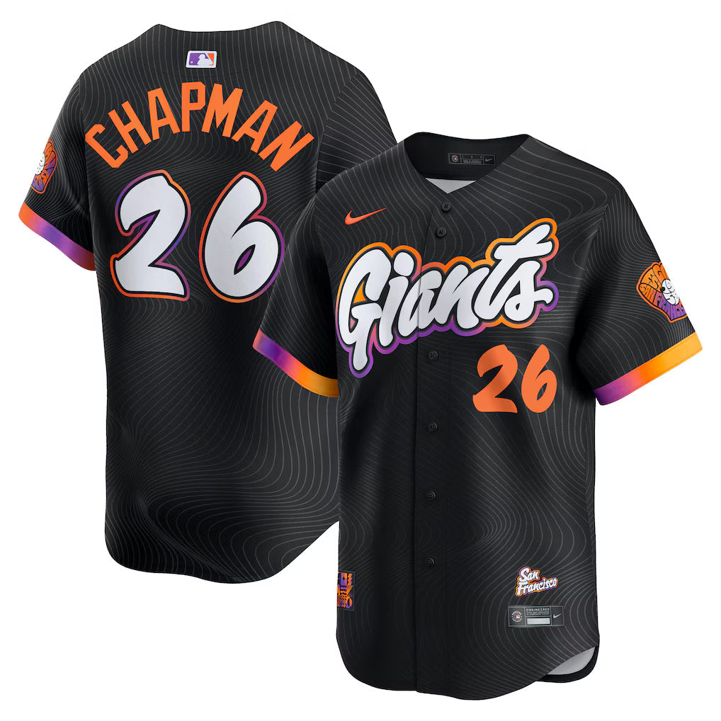 Matt Chapman San Francisco Giants 2025 Nike City Connect Limited Player Jersey - Black