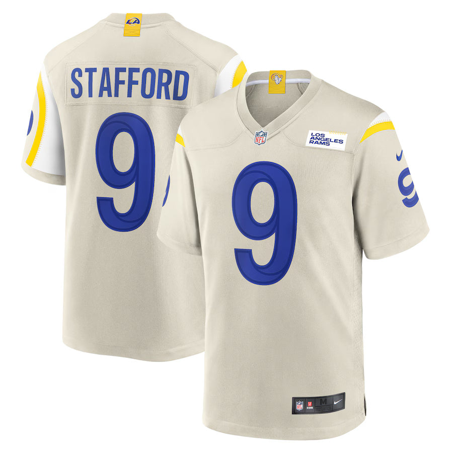 Matthew Stafford Los Angeles Rams Nike Game Player Jersey - Bone