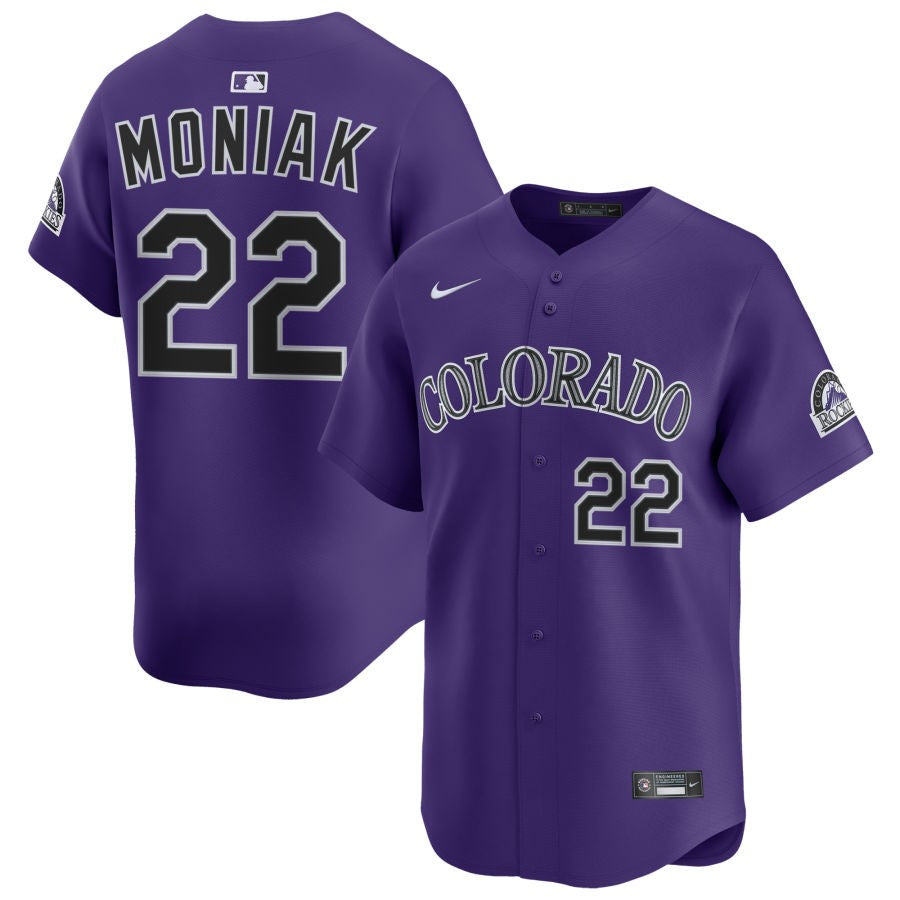 Mickey Moniak Colorado Rockies Nike Alternate Limited Player Jersey - Purple