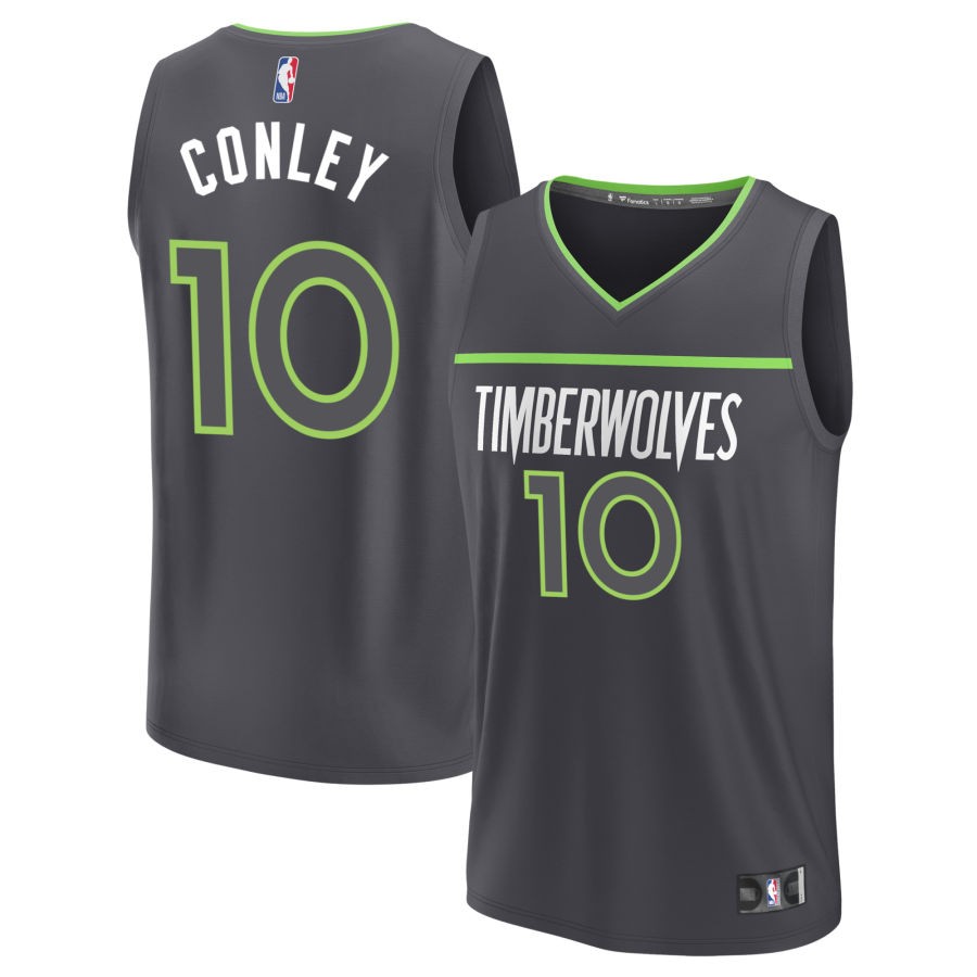 Mike Conley Minnesota Timberwolves Nike Swingman Statement Jersey - Charcoal