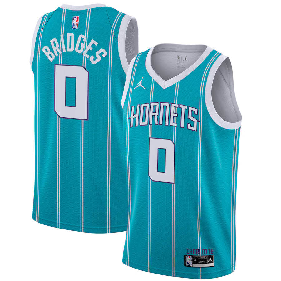 Miles Bridges Charlotte Hornets Nike Swingman Icon Jersey - Teal