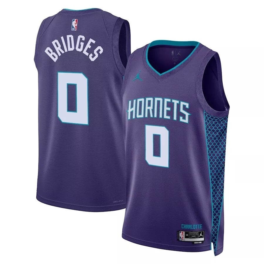 Miles Bridges Charlotte Hornets Nike Swingman Statement Jersey - Purple