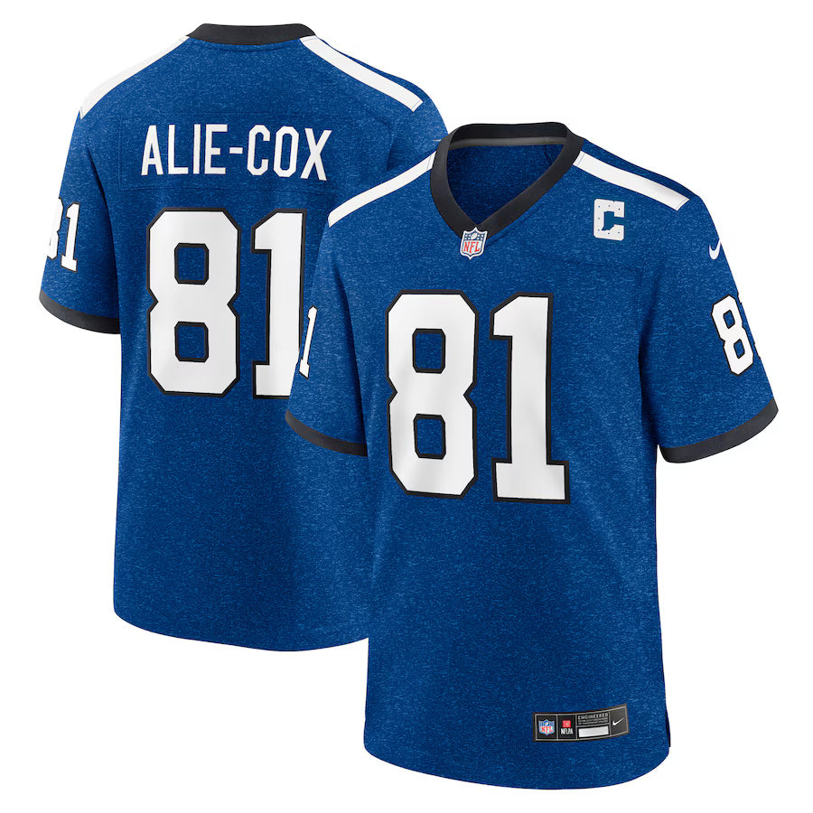 Mo Alie-Cox Indianapolis Colts Nike Indiana Nights Game Player Jersey - Royal