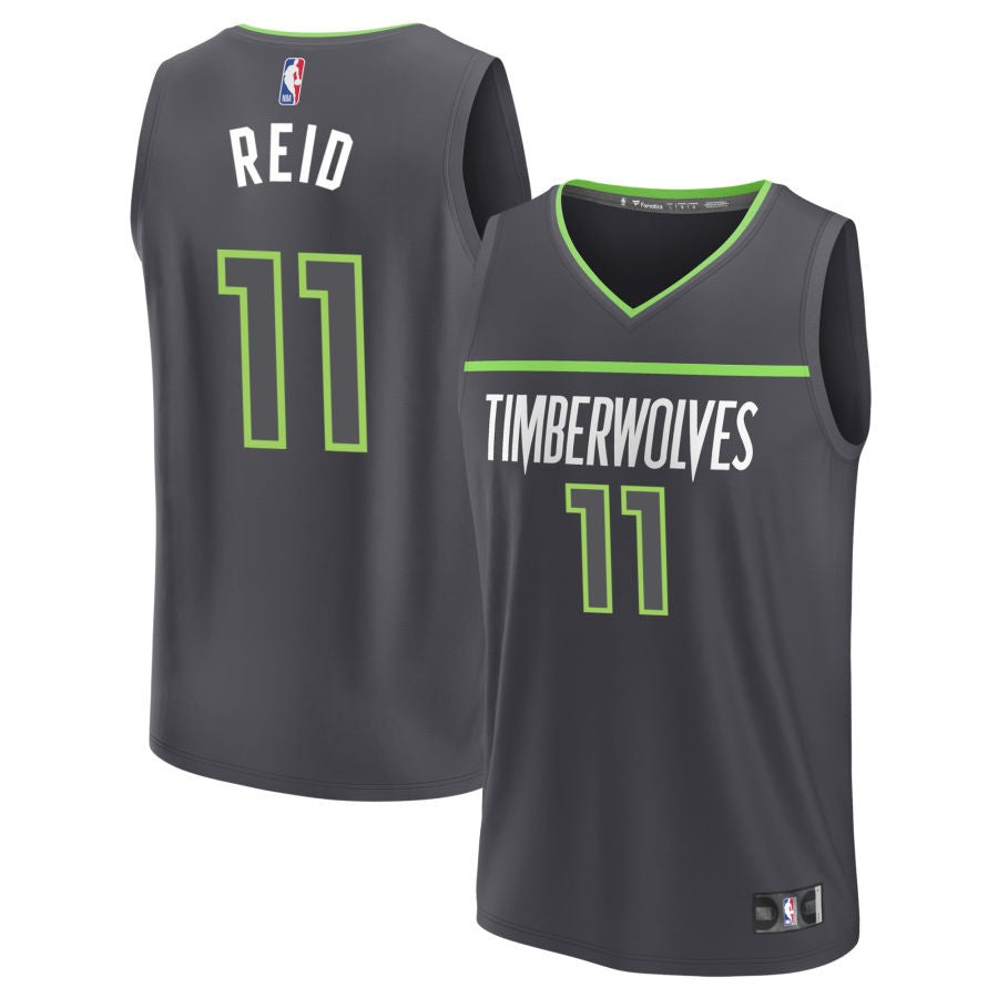Naz Reid Minnesota Timberwolves Nike Swingman Statement Jersey - Charcoal