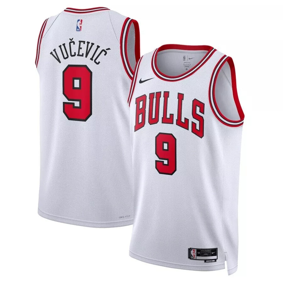 Nikola Vucevic Chicago Bulls Nike Swingman Association Jersey - White