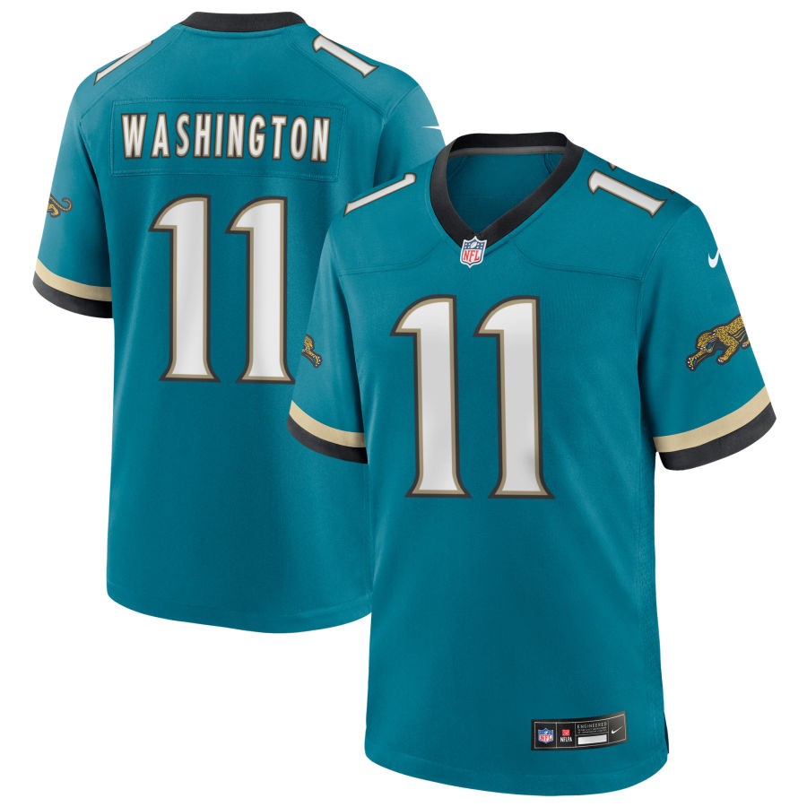 Parker Washington Jacksonville Jaguars Nike Prowler Throwback Game Player Jersey - Teal