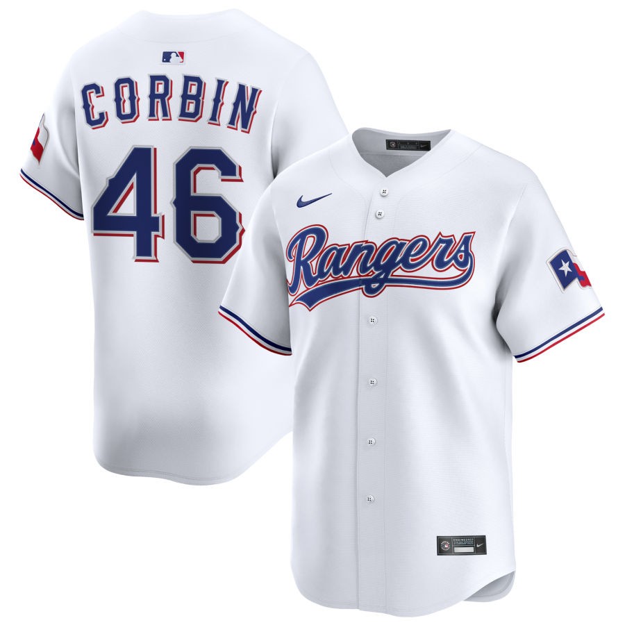 Patrick Corbin Texas Rangers Nike Home Replica Player Jersey - White