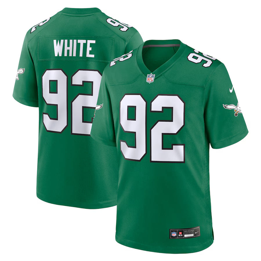 Reggie White Philadelphia Eagles Throwback Player Jersey - Kelly Green