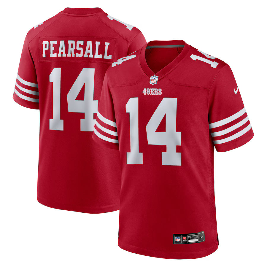 Ricky Pearsall San Francisco 49ers Nike Game Player Jersey - Scarlet