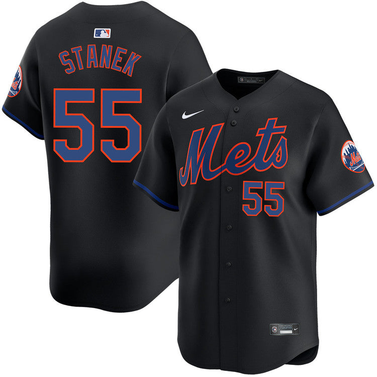 Ryne Stanek New York Mets Nike Alternate Limited Player Jersey - Black