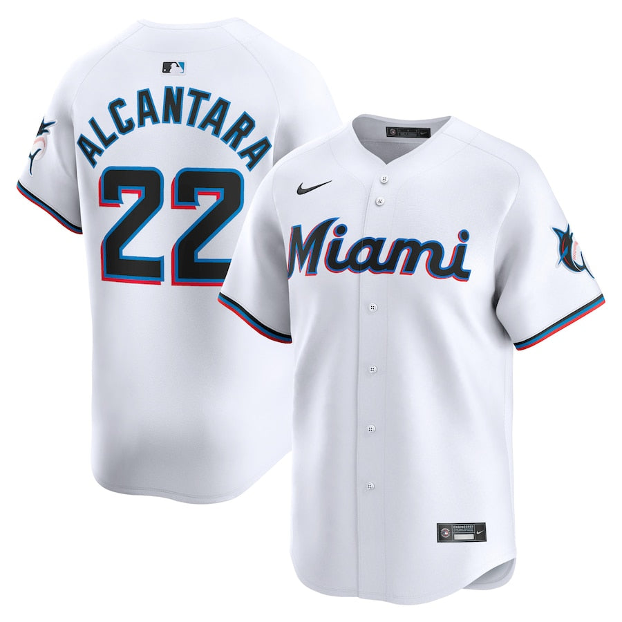 Sandy Alcantara Miami Marlins Nike Home Replica Player Jersey - White
