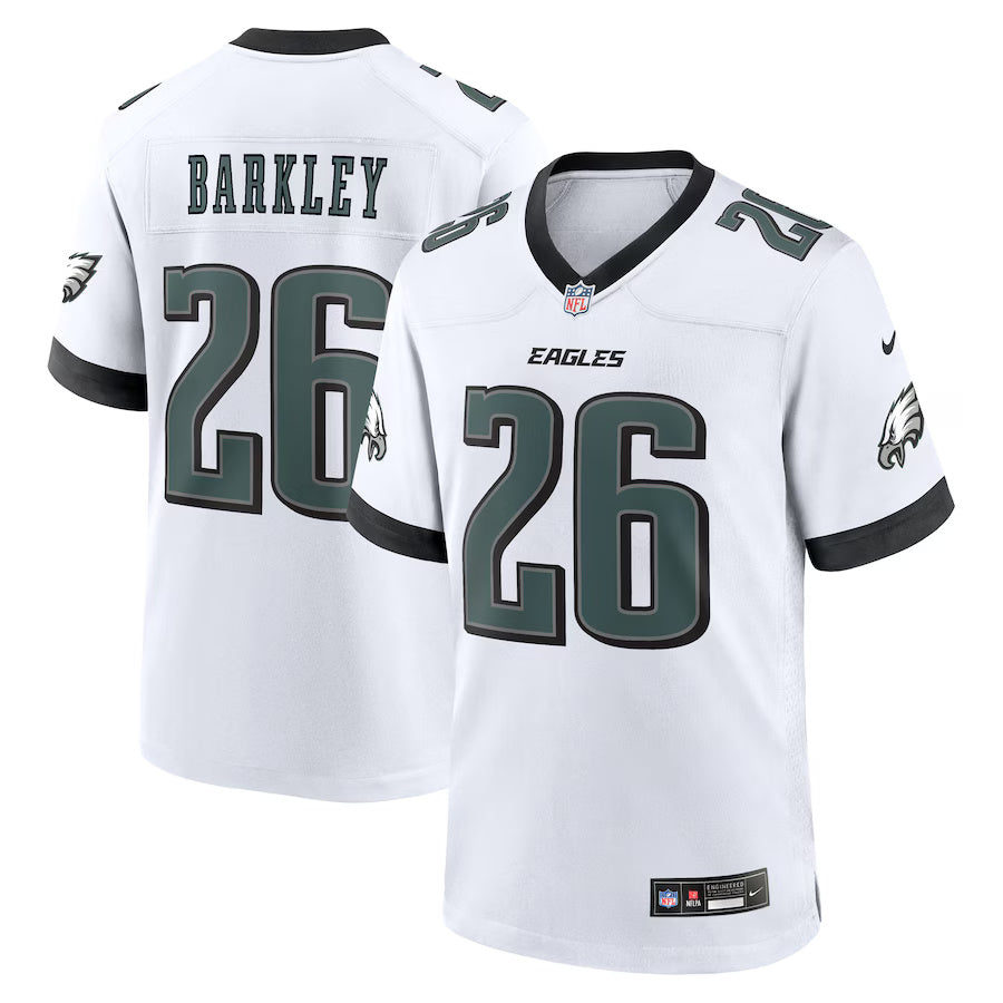 Saquon Barkley Philadelphia Eagles Nike Game Player Jersey - White