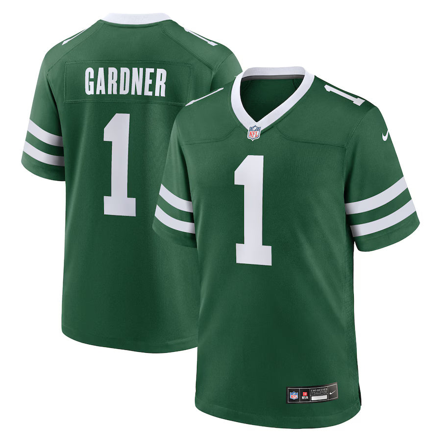 Sauce Gardner New York Jets Nike Game Player Jersey - Legacy Green