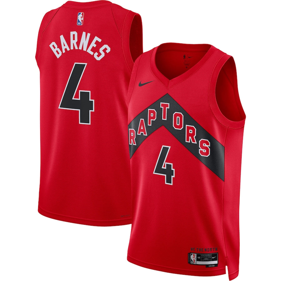 Scottie Barnes Toronto Raptors Nike Swingman Icon Jersey - Red