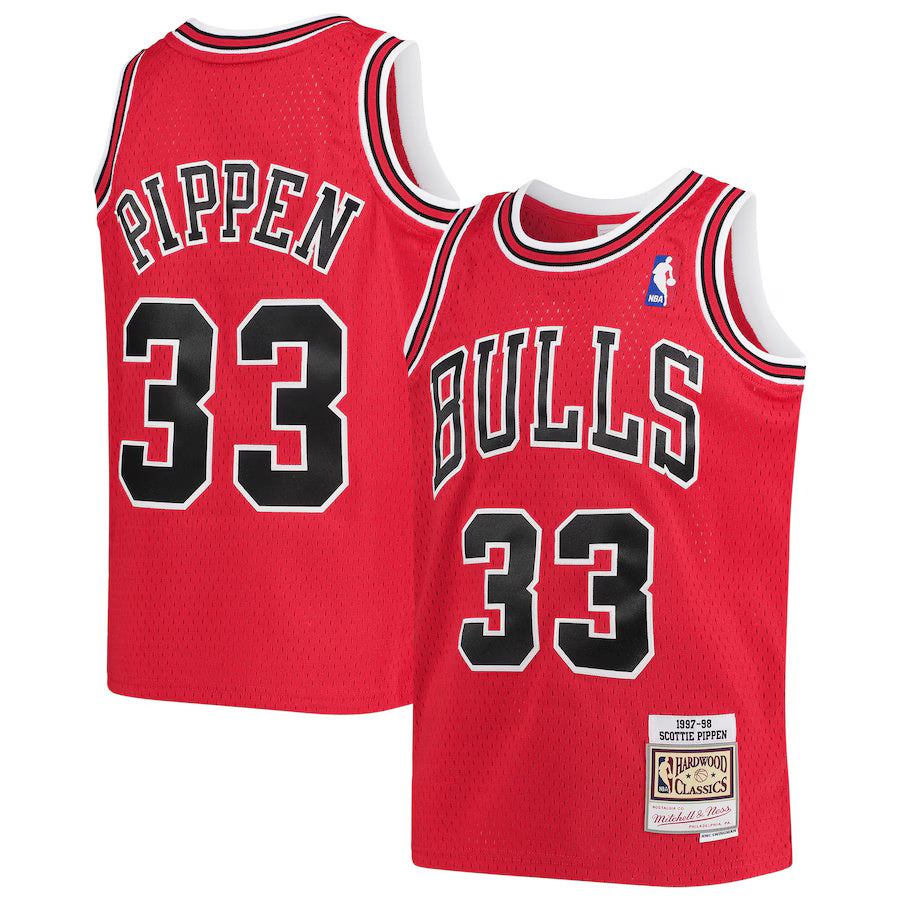 Scottie Pippen Chicago Bulls Throwback Player Jersey - Red
