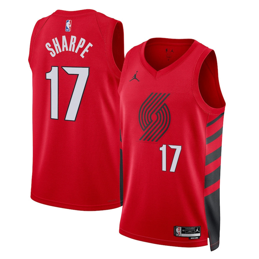 Shaedon Sharpe Portland Trail Blazers Nike Swingman Statement Jersey - Red