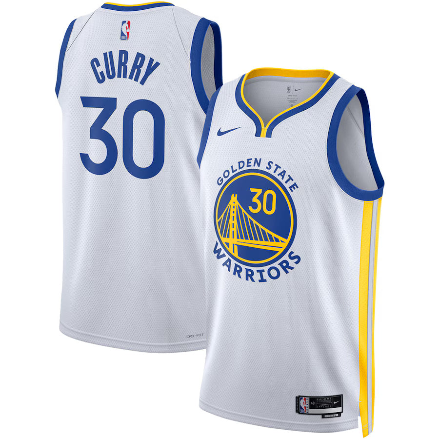Stephen Curry Golden State Warriors Nike Swingman Association Jersey - White