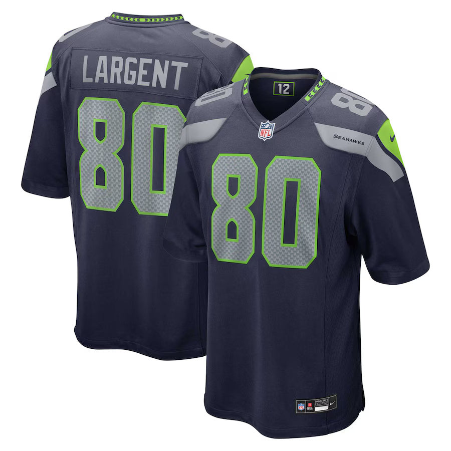 Steve Largent Seattle Seahawks Throwback Player Jersey - College Navy