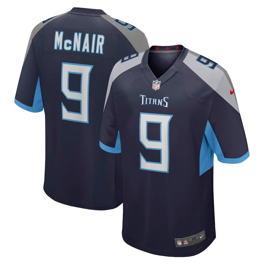 Steve McNair Tennessee Titans Throwback Player Jersey - Navy