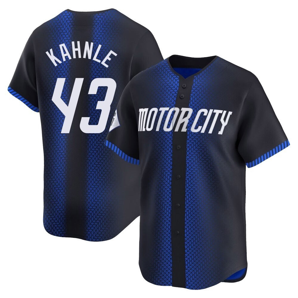 Tommy Kahnle Detroit Tigers 2024 Nike City Connect Limited Player Jersey - Navy