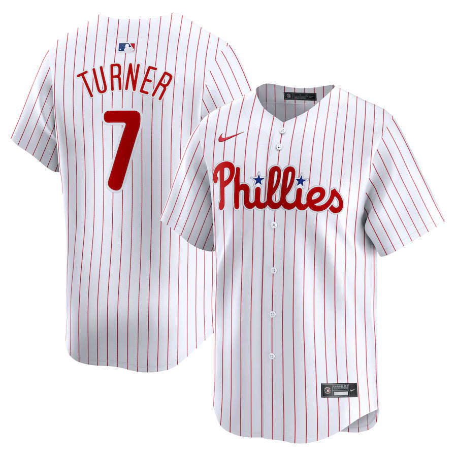 Trea Turner Philadelphia Phillies Nike Home Replica Player Jersey - White