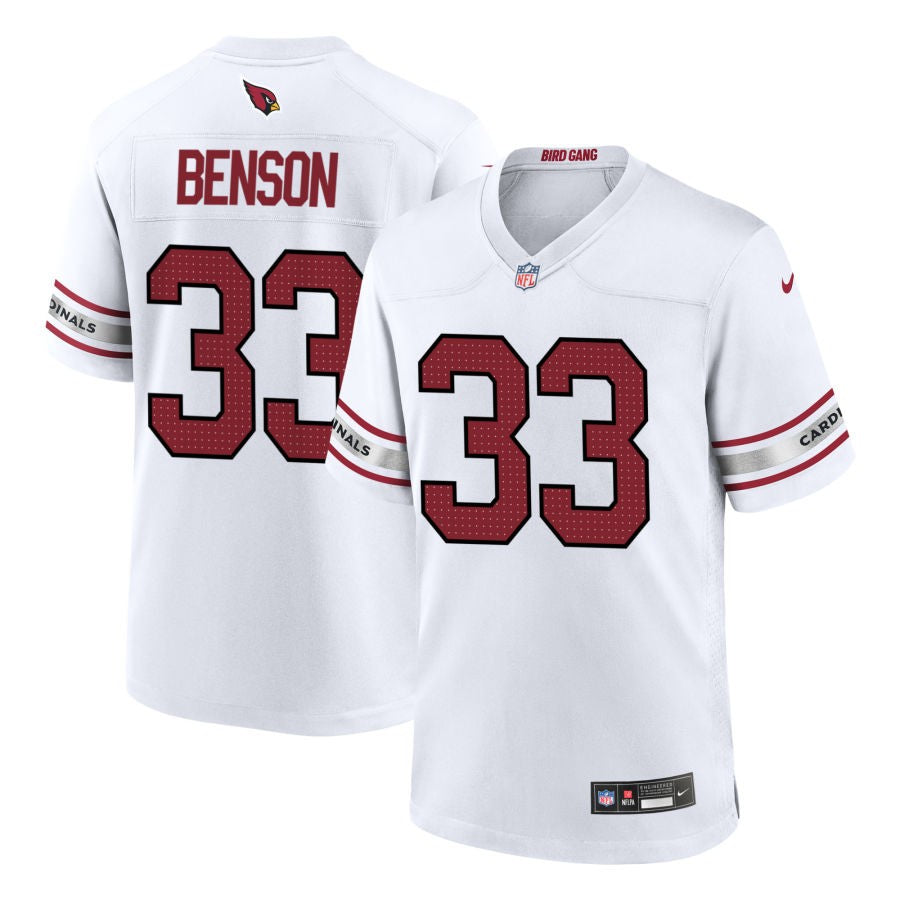 Trey Benson Arizona Cardinals Nike Game Player Jersey - White