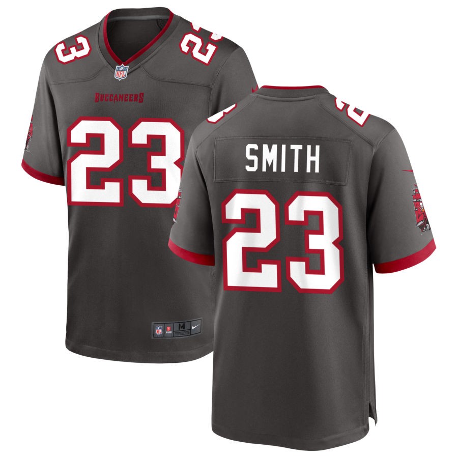 Tykee Smith Tampa Bay Buccaneers Nike Alternate Game Player Jersey - Pewter