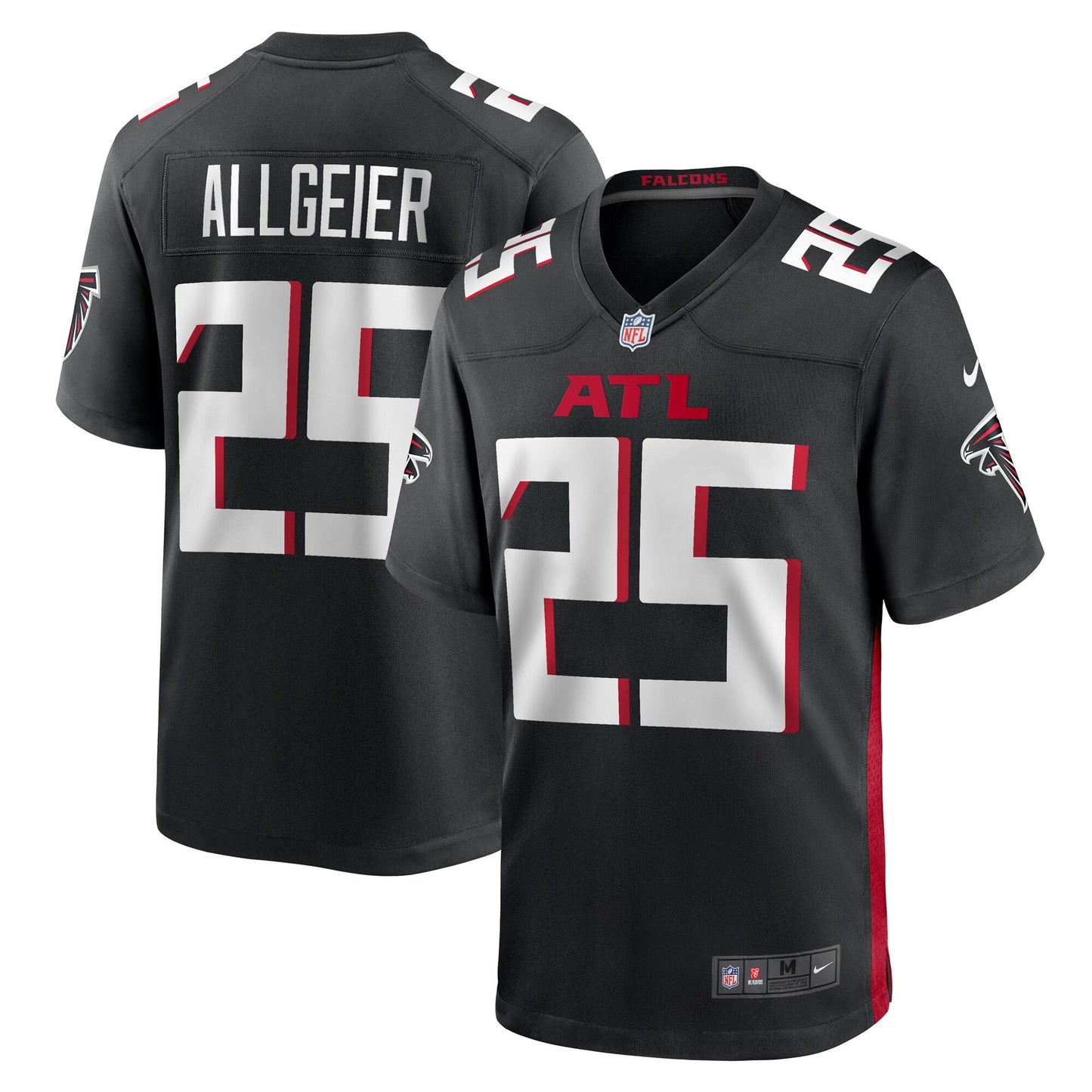 Tyler Allgeier Atlanta Falcons Nike Game Player Jersey - Black