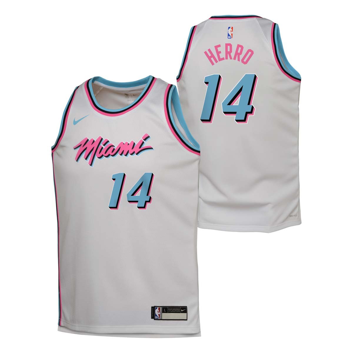 Tyler Herro Miami Heat Nike Swingman Vice City Jersey - White