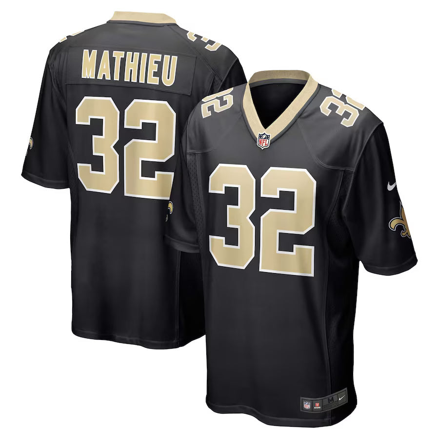 Tyrann Mathieu New Orleans Saints Nike Game Player Jersey - Black