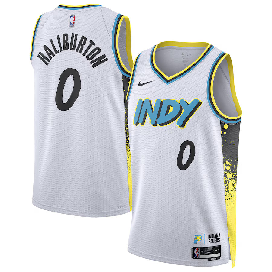 Tyrese Haliburton Indiana Pacers 2024/2025 Nike Swingman City Jersey - White