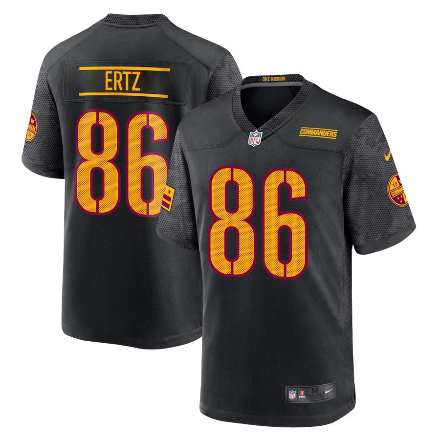 Zach Ertz Washington Commanders Nike Alternate Game Player Jersey - Black